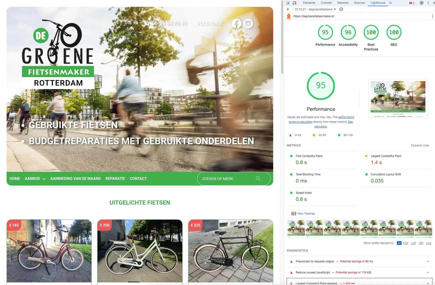 Nieuwe website