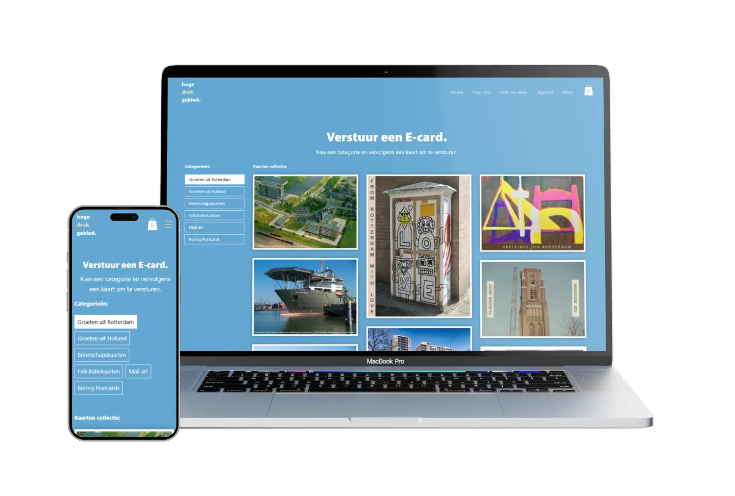 E-cards tool hogeDRUKgebied