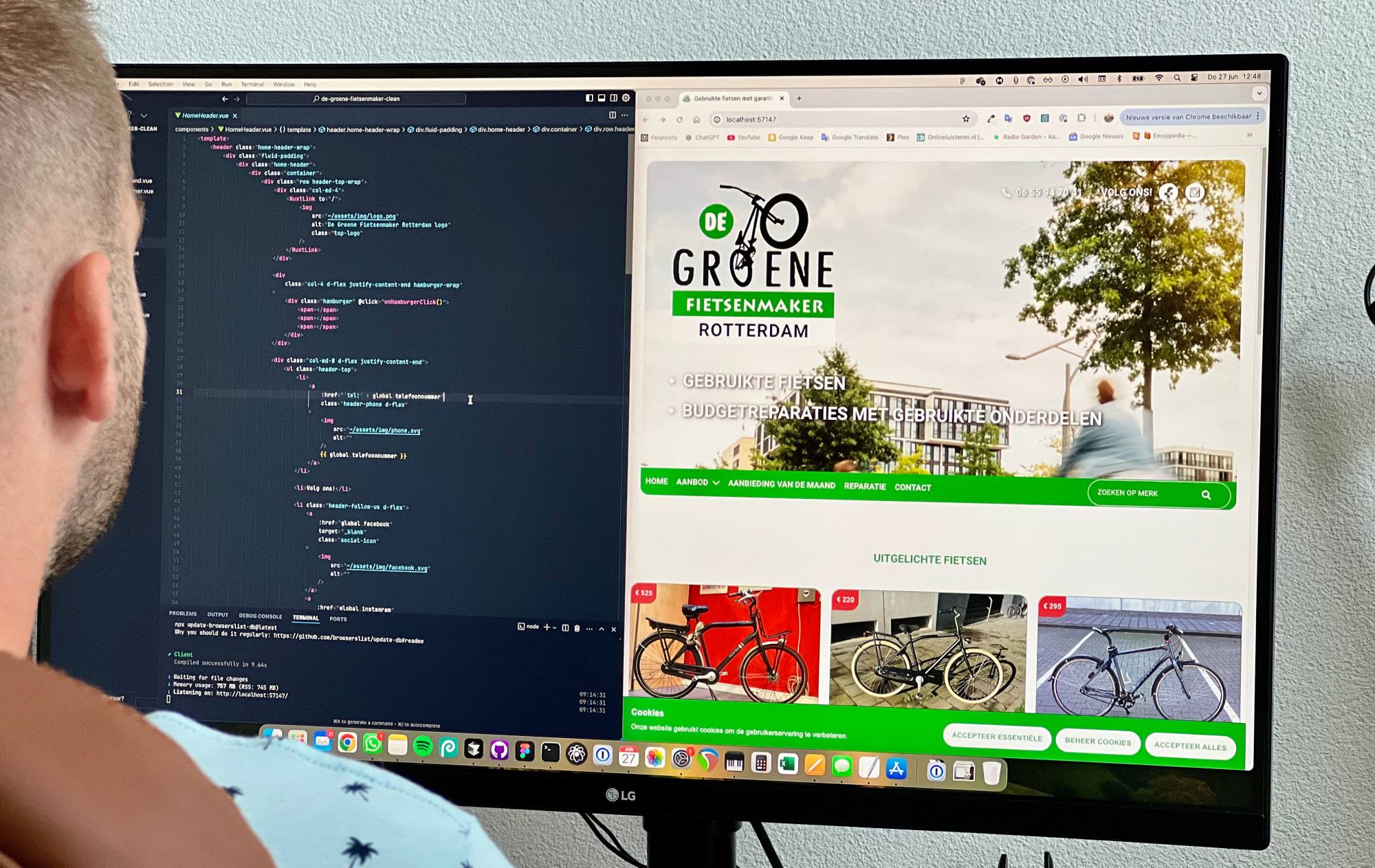 Nieuwe website